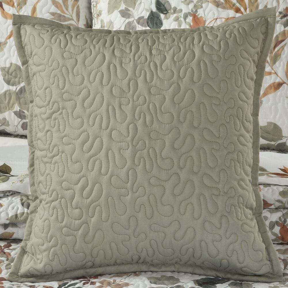 Royal Court Evergreen 16&quot; Square Throw Pillow in Sage, , large