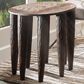 Splendor Living Ingram Mango Wood Side Table in Dark Antique, , large