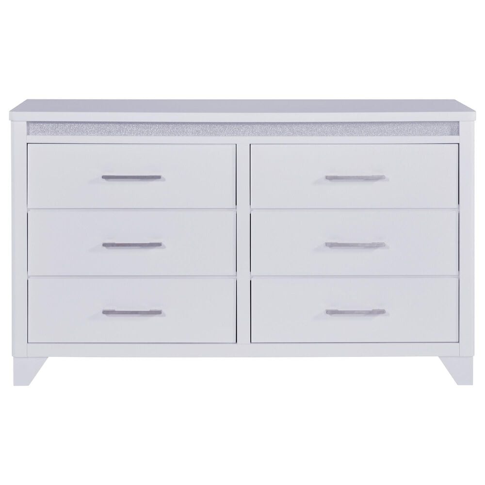 Ashley Jarlee 5-Piece California King Upholstered Bedroom Set in White, , large