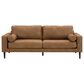Ashley Telora Stationary Sofa and Loveseat Set in Caramel, , large