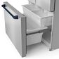THOR KITCHEN Gordon Ramsay 20.3 Cu. Ft. Counter Depth French Door Refrigerator with Navy Blue Handle Kit in Stainless Steel, , large