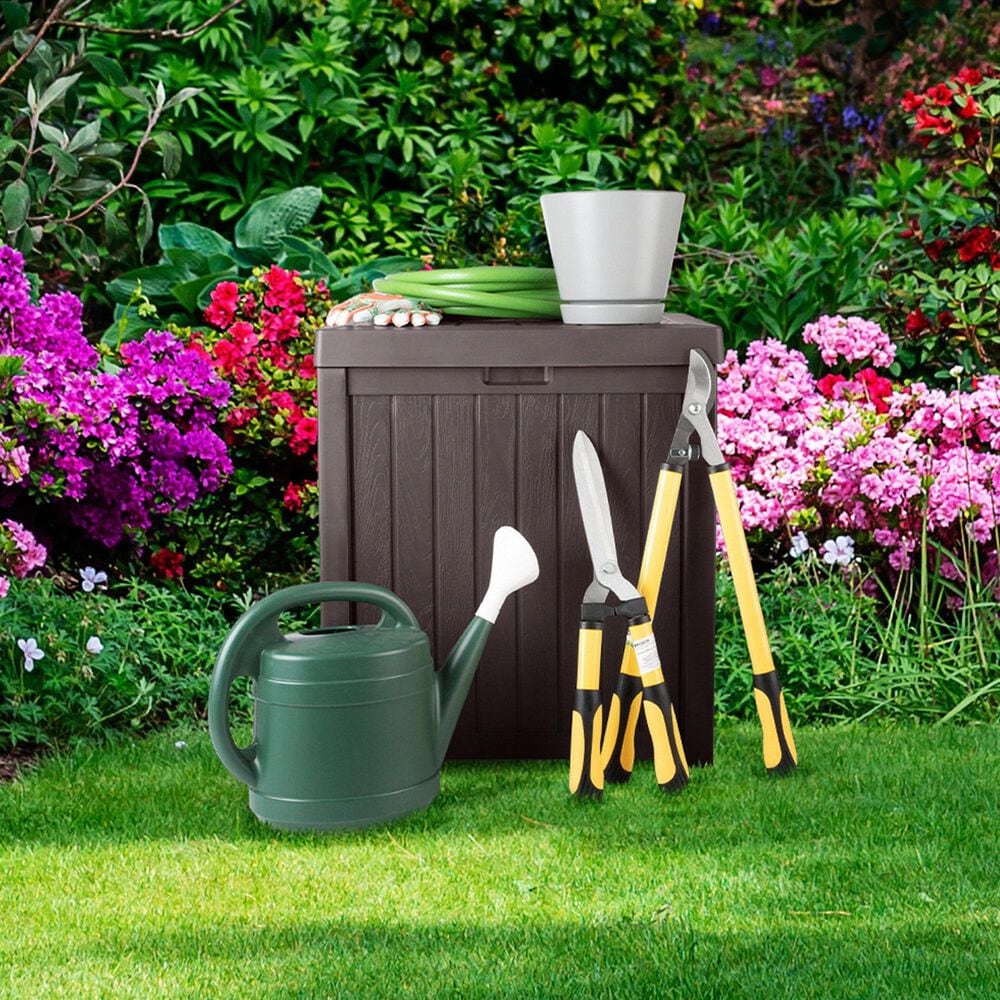Timberlake 50 Gallon Patio Storage Box in Brown, , large