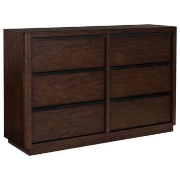 Millenium Dilenno 6 Ball Bearing Smooth Gliding Drawer Dresser in Dark Brown, , large