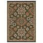 Oriental Weavers Legacy Green and Rust 3"3" x 5" Area Rug, , large