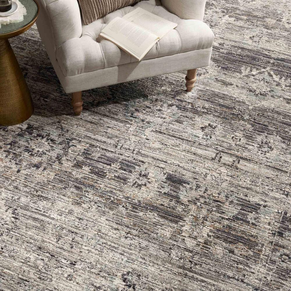 Loloi Katherine 7&#39;10&quot; x 10&#39; Graphite and Jade Area Rug, , large