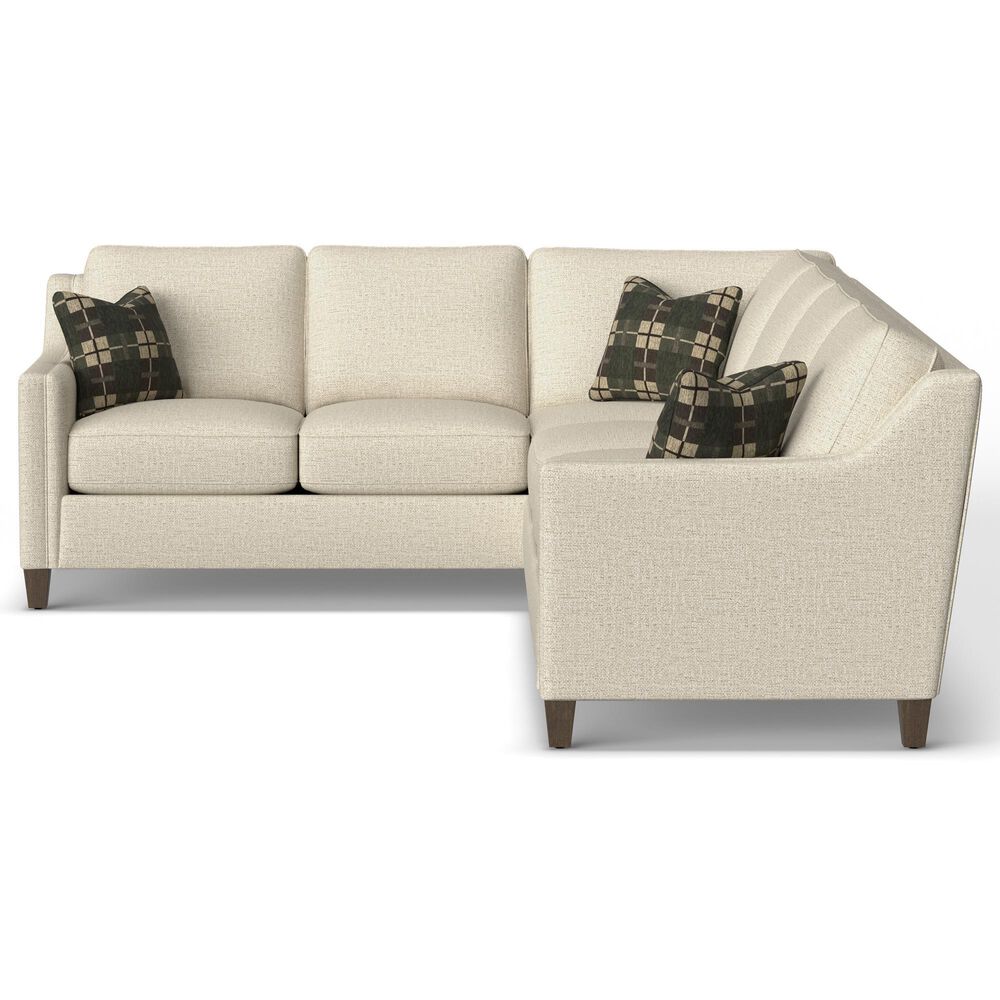 Flexsteel Finley 2-Piece Left Facing Sectional in Oatmeal, , large