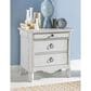 Legacy Classic Vintage Market 3-Drawer Victorian Nightstand in Picket Fence, , large