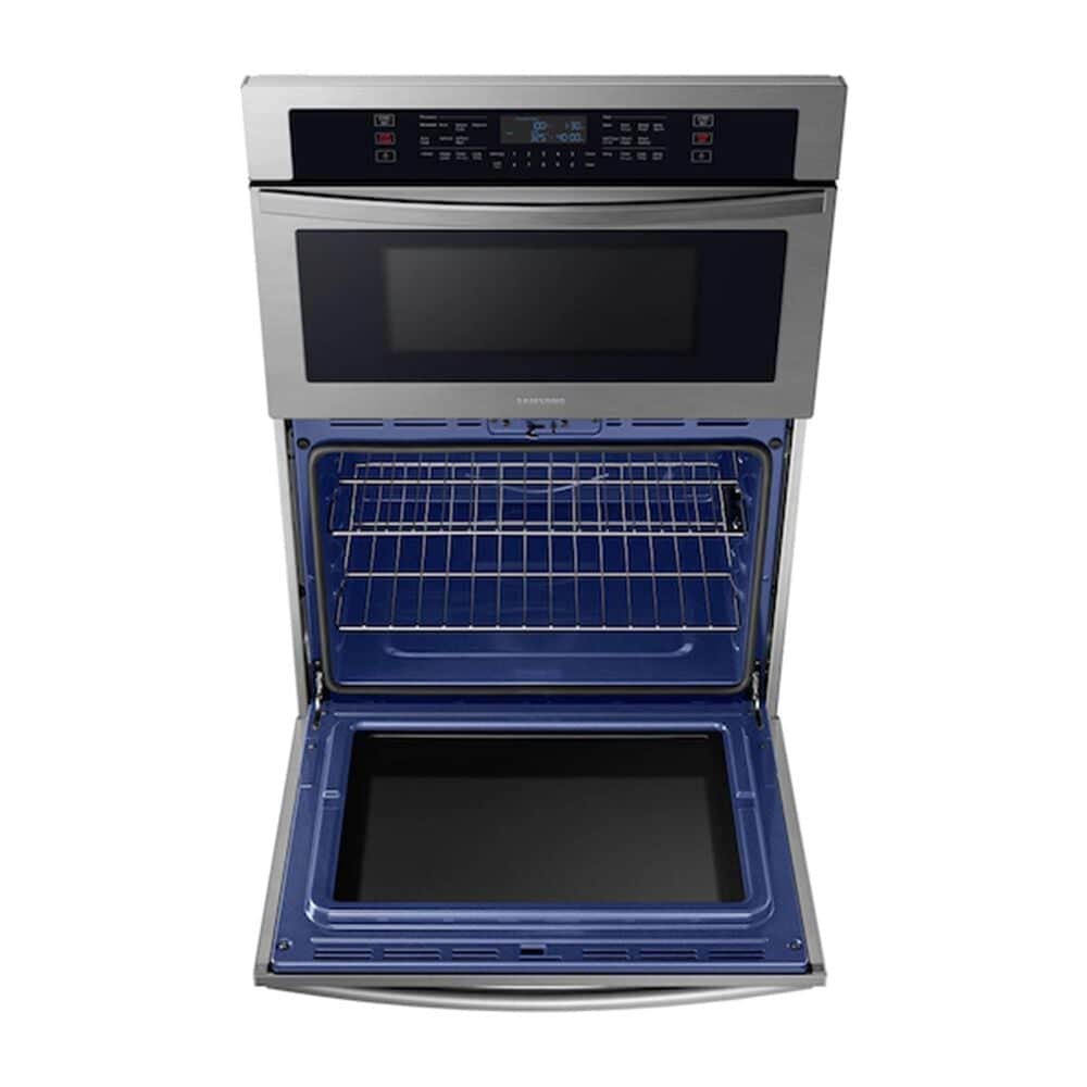 Samsung 30&quot; Smart Electric Wall Oven with Microwave Combination in Stainless Steel, , large