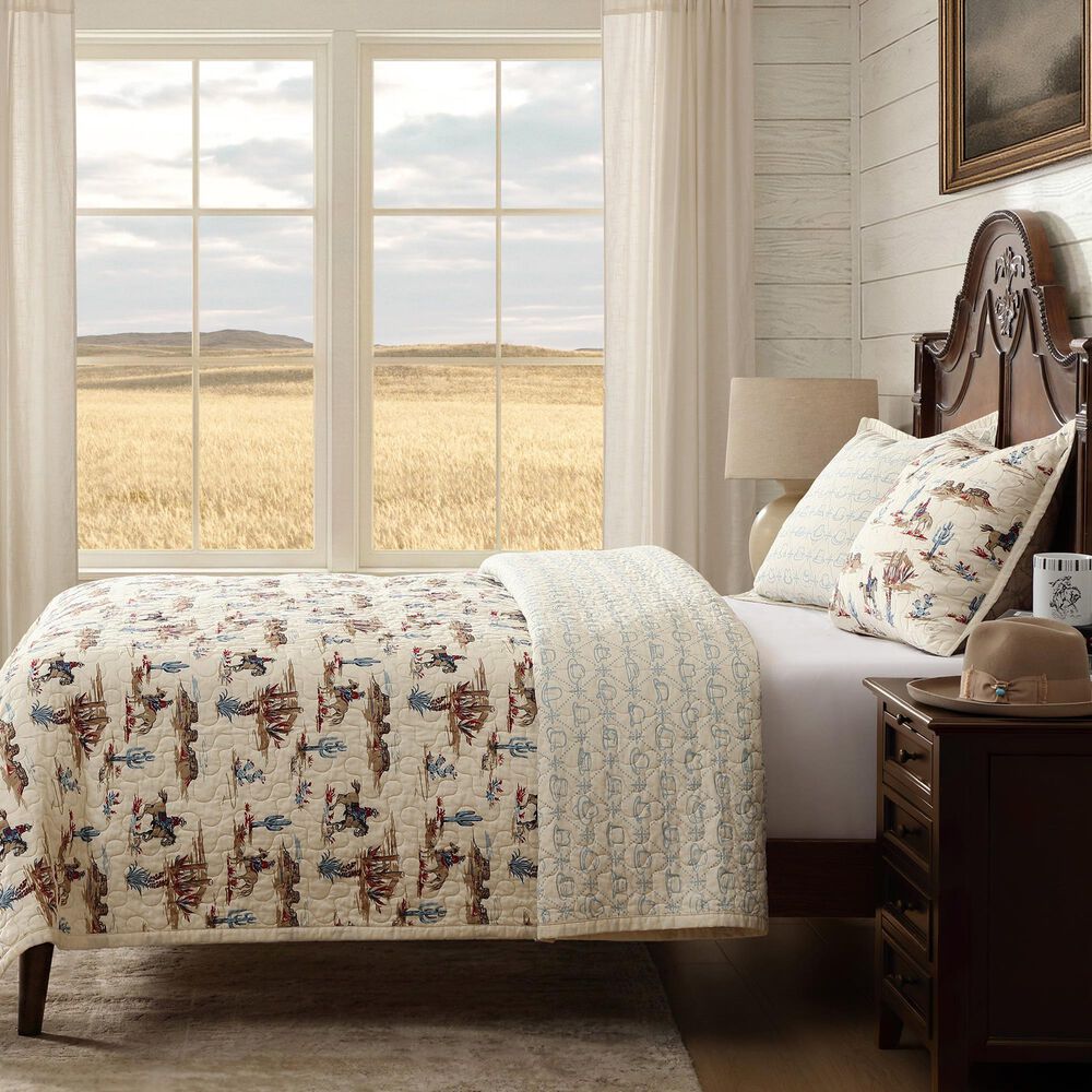 HiEnd Accents Desert Trail 3-Piece Queen Quilt Set in Sandstone, , large