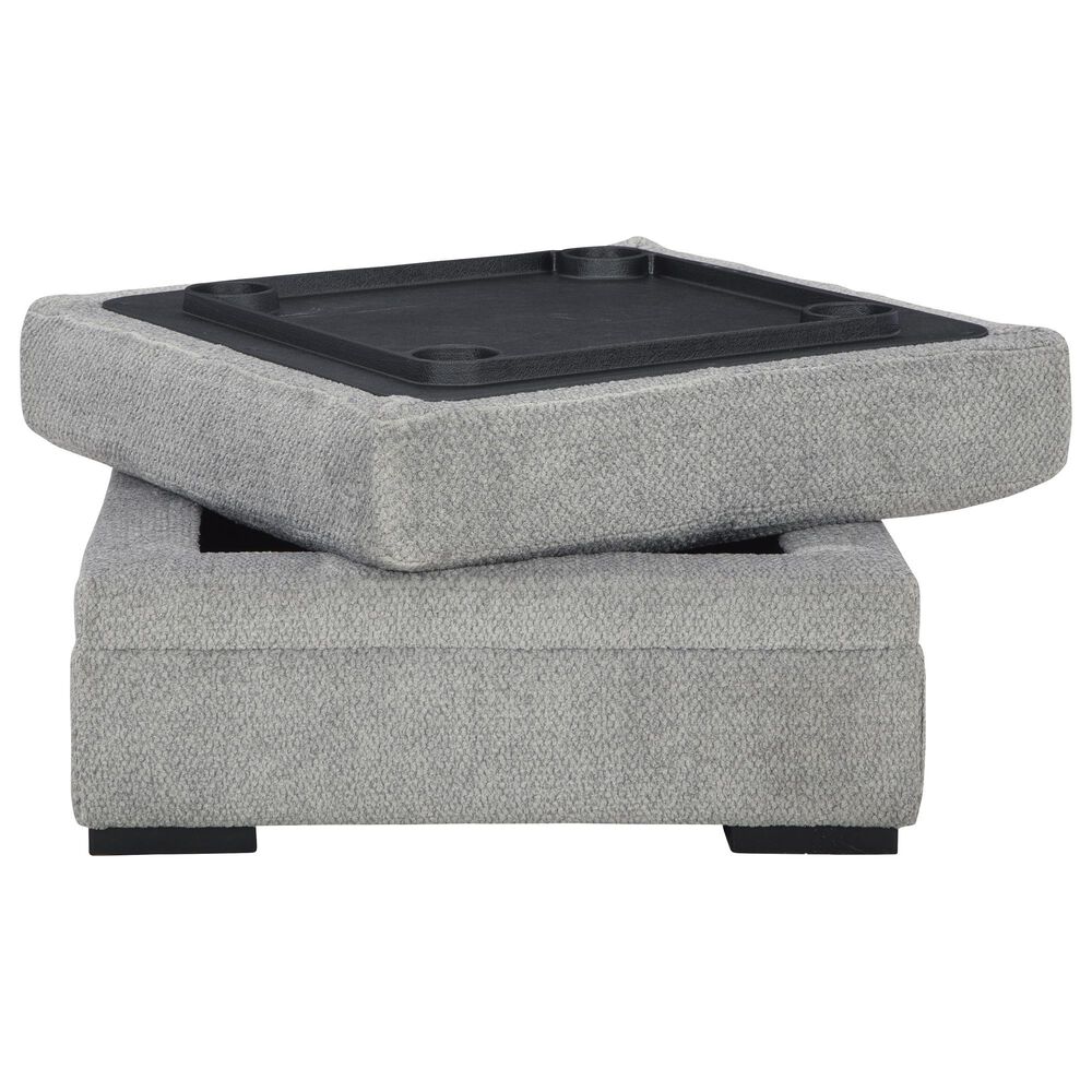 Ashley Casselbury Storage Ottoman in Cement, , large