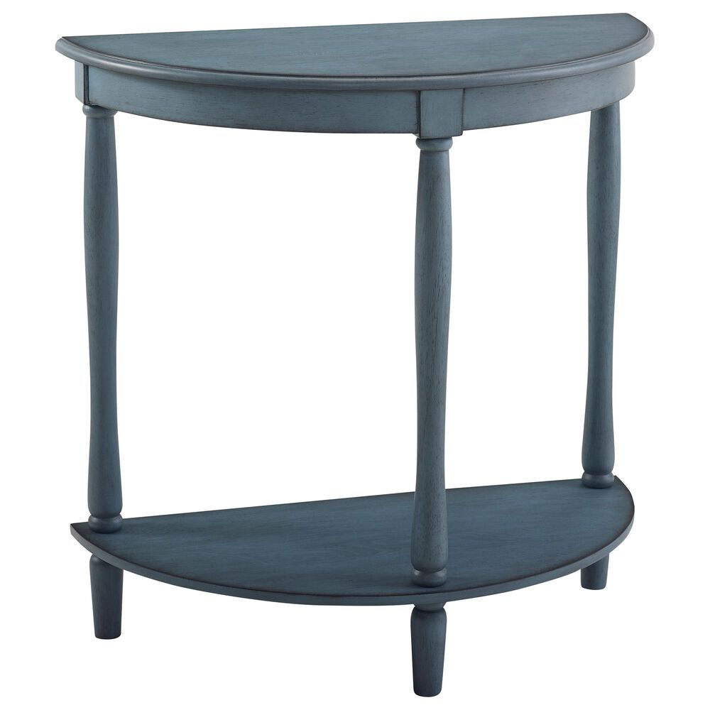 Furniture of America Weeks Console Table in Antique Blue, , large