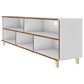Dayton Warren 70.87" TV Stand in White and Oak, , large