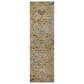 Dalyn Rug Company Silk Road Saffron, Gold, Copper, Gray, Olive and Fern 2"3" x 7"6" Runner, , large