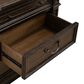 Belle Furnishings Provence Park 3-Piece Queen Upholstered Shelter Bedroom Set with Two Nightstands in Chateau Brown, , large