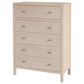 Butler Specialty Company Nora 5-Drawer Tall Dresser in Antique Taupe, , large