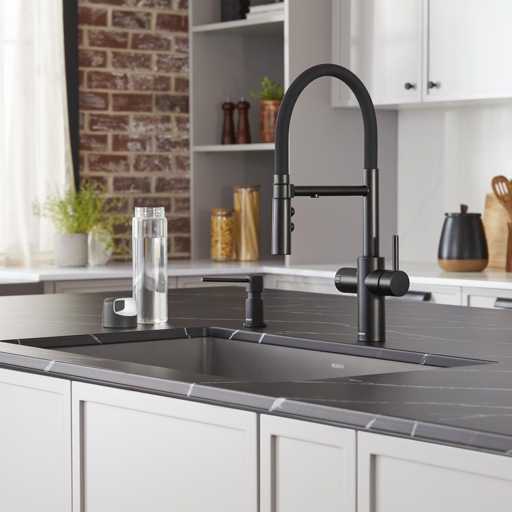 Blanco Catris Flexo Filter Semi-Pro 1.5 GPM Kitchen Faucet - Matte Black, , large