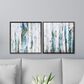 Propac "River Birch" Wall Art in Teal (Set of 2), , large