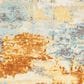 Surya Bodrum 6" x 9"11" Orange, Gray and Aqua Area Rug, , large