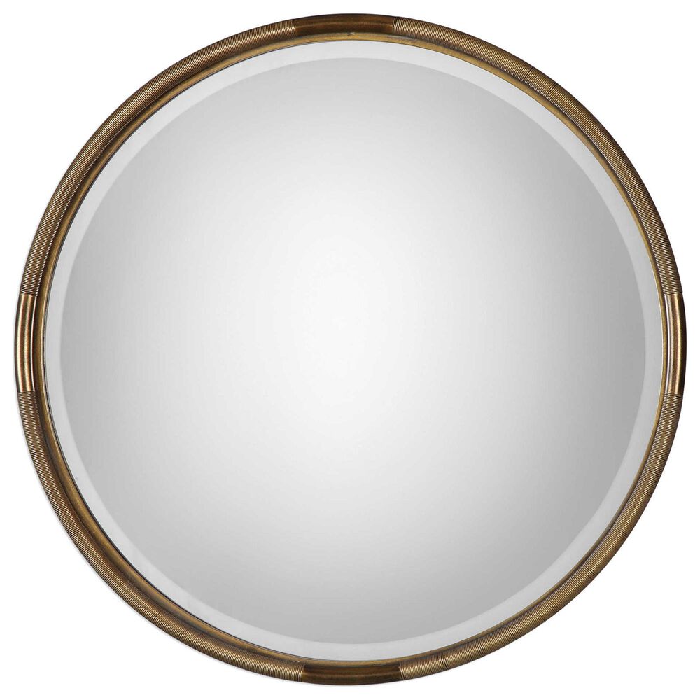 Uttermost Finnick Mirror in Antiqued Gold Leaf, , large