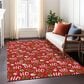 Dalyn Rug Company Wonderland WN18 5" x 7"6" Red Indoor/Outdoor Area Rug, , large