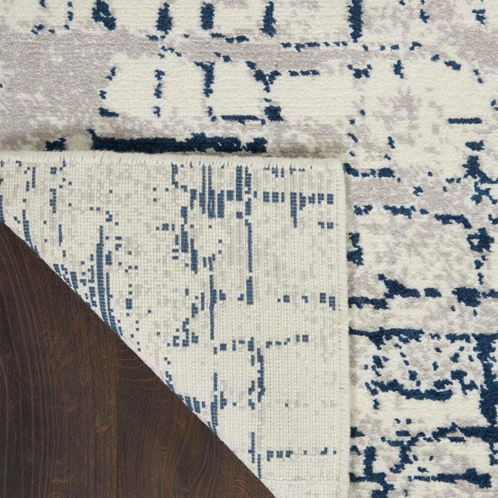 Nourison Twilight 12&#39; x 15&#39; Ivory and Navy Area Rug, , large