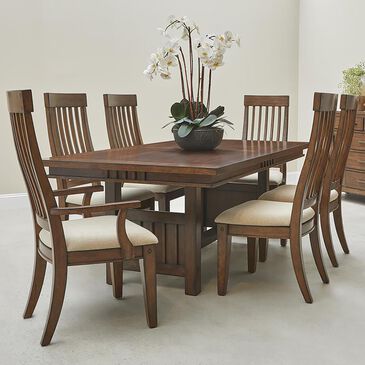Samuel Lawrence Seneca 7-Piece Dining Set in Brown, , large