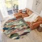Dalyn Rug Company Boca BO8 Paprika 8" Round Area Rug, , large