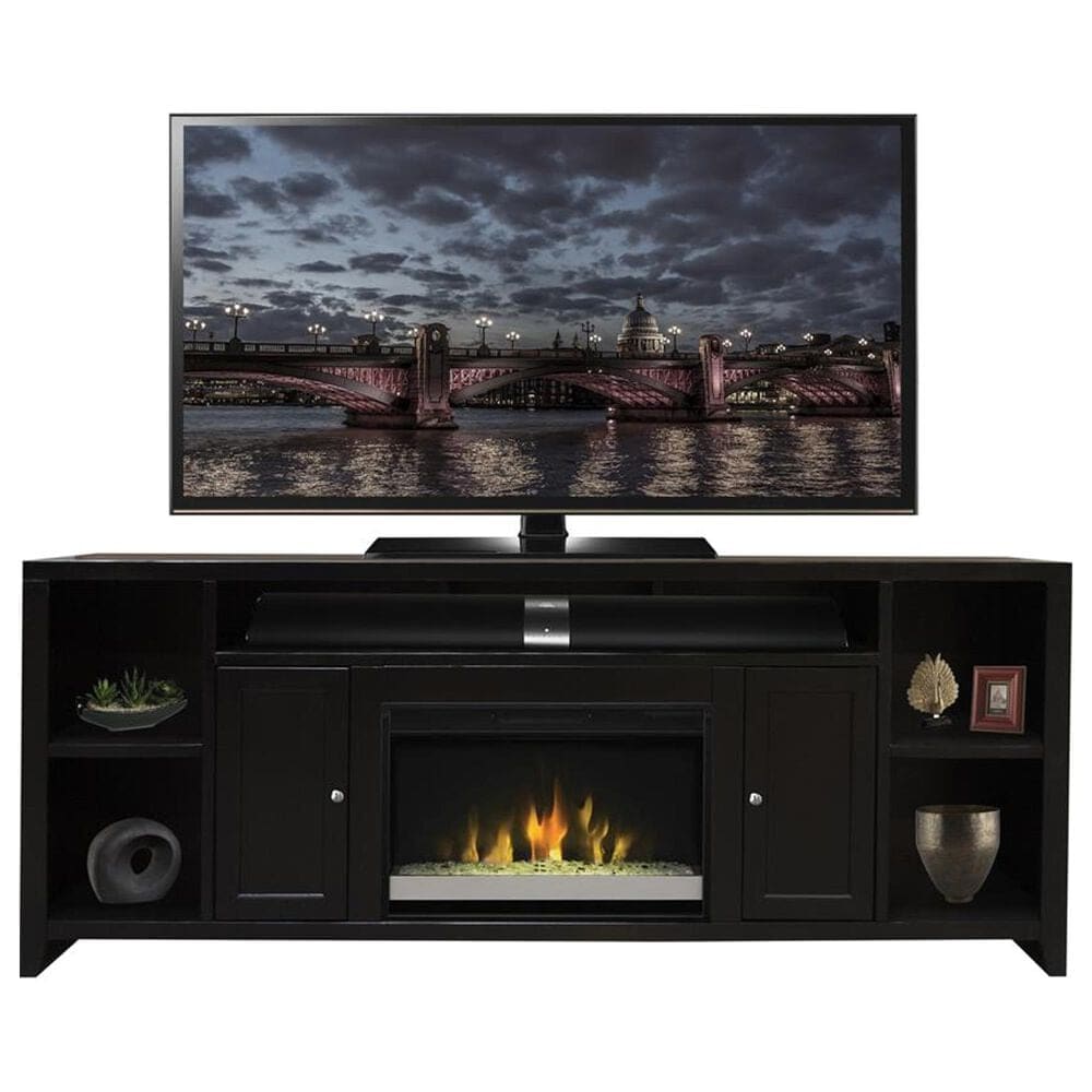 Legends Home Urban Loft 84" Fireplace Console with Fireplace Insert in Mocha, , large