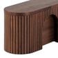 Transformer Table Round Dining Bench in Royal Walnut, , large