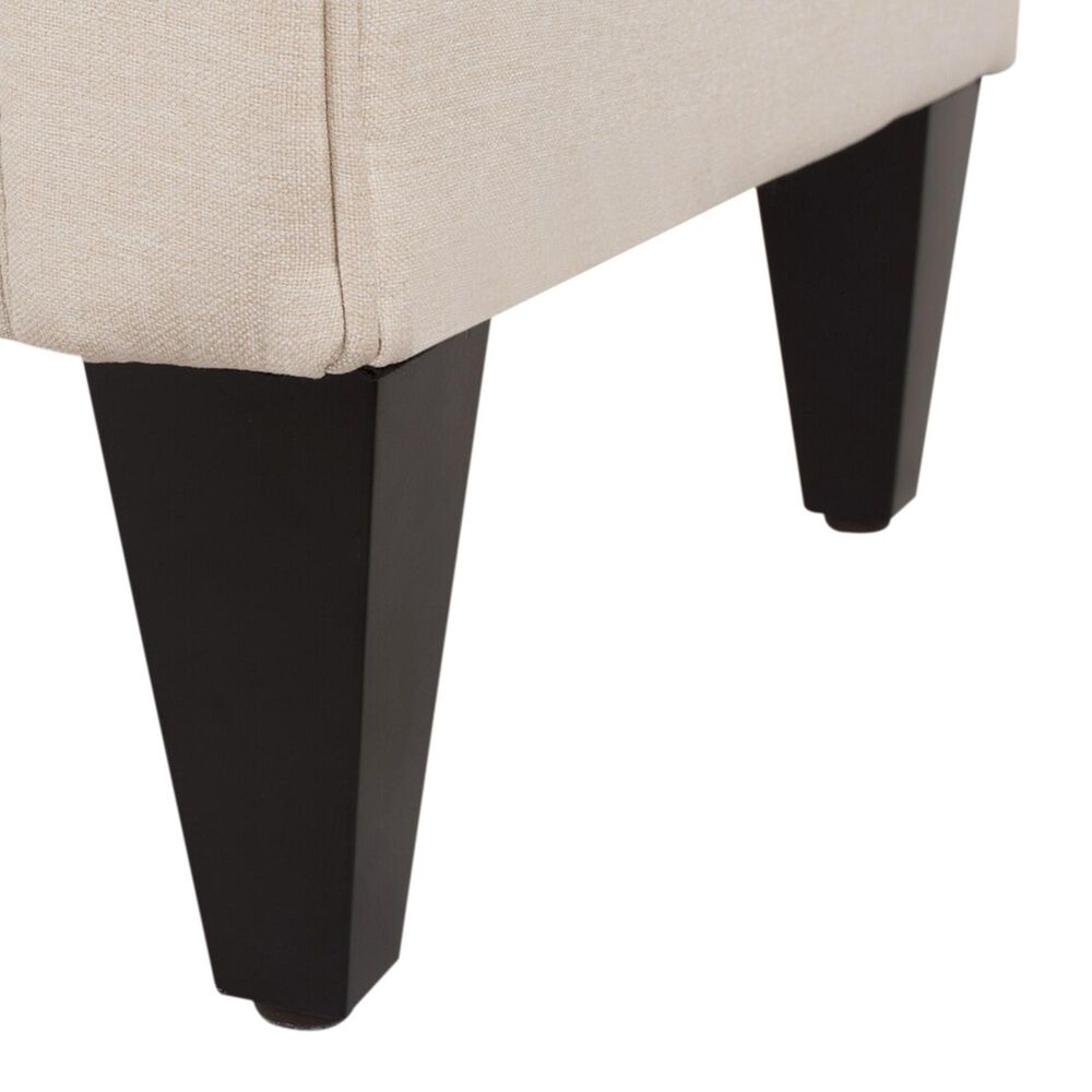 Jennifer Taylor Home Jacqueline Tufted Roll Arm Storage Bench in Sky Neutral, , large