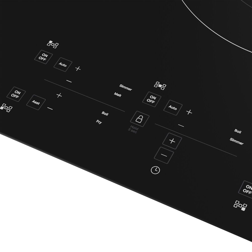 KitchenAid 36&quot; Built-In Electric Induction Cooktop in Black, , large