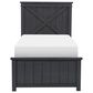 Legacy Classic Flatiron Twin Panel Bed with Trundle in Midnight, , large
