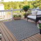 Dalyn Rug Company Laidley 8" x 10" Grey Indoor/Outdoor Area Rug, , large
