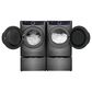 Electrolux 4.5 Cu. Ft. SmartBoost Front Load Washer and 8.0 Cu. Ft. Electric Dryer Laundry Pair with Pedestal in Titanium, , large