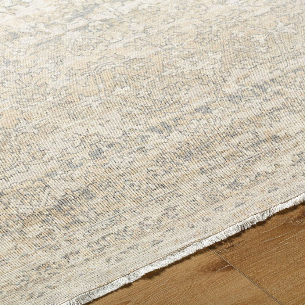 Surya Once Upon a Time Light Gray, Gray, Ivory, Tan and Light Brown 2'11" x 9'10" Runner, , large