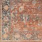 Surya Carlisle 7"10" x 10" Brick Red, Dark Brown, Olive, Off-White and Medium Gray Area Rug, , large