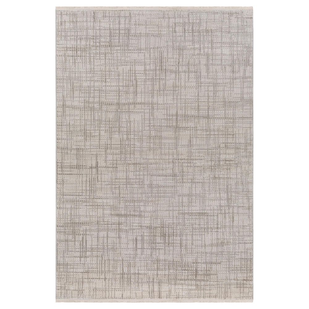 Surya Masha Geometric 9"2" x 12" Ivory, Cream, Gray and Light Brown Area Rug, , large