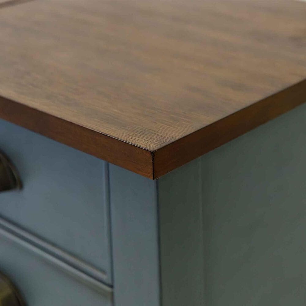 Wycliff Bay HALF PEDASTAL L-DESK, , large