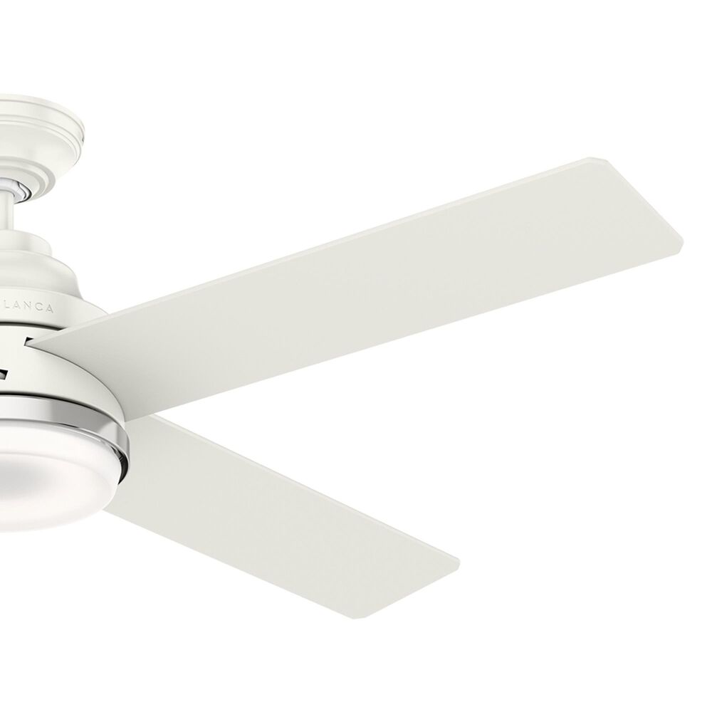 Hunter Daphne 54&quot; Ceiling Fan with LED Light in Fresh White, , large