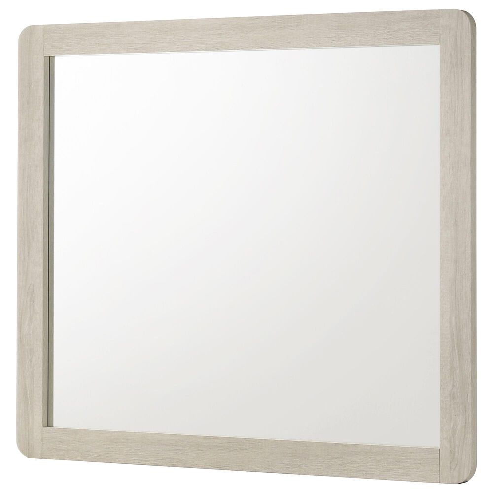 Crown Mark Nyomi 6 Drawer Dresser and Mirror in White, , large