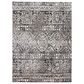 Feizy Kano 3871F 6"7" x 9"6" Charcoal and Ivory Area Rug, , large