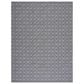 Safavieh Martha Stewart Cotton MSR402H 8" x 10" Charcoal and Grey Area Rug, , large