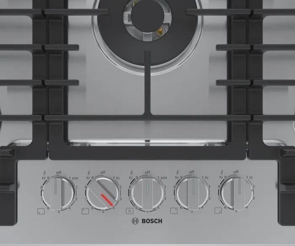 Bosch 30" Gas Cooktop in Stainless Steel, , large