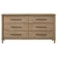 Hearth and Haven 6-Drawer Dresser in Sand, , large