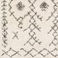 Surya Berber Shag BBE2302 7"10" x 10"2" Charcoal and Light Beige Area Rug, , large