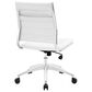 Modway Jive Armless Mid Back Office Chair in White, , large