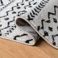 Safavieh Tulum Transitional 2" x 9" Ivory and Black Runner, , large