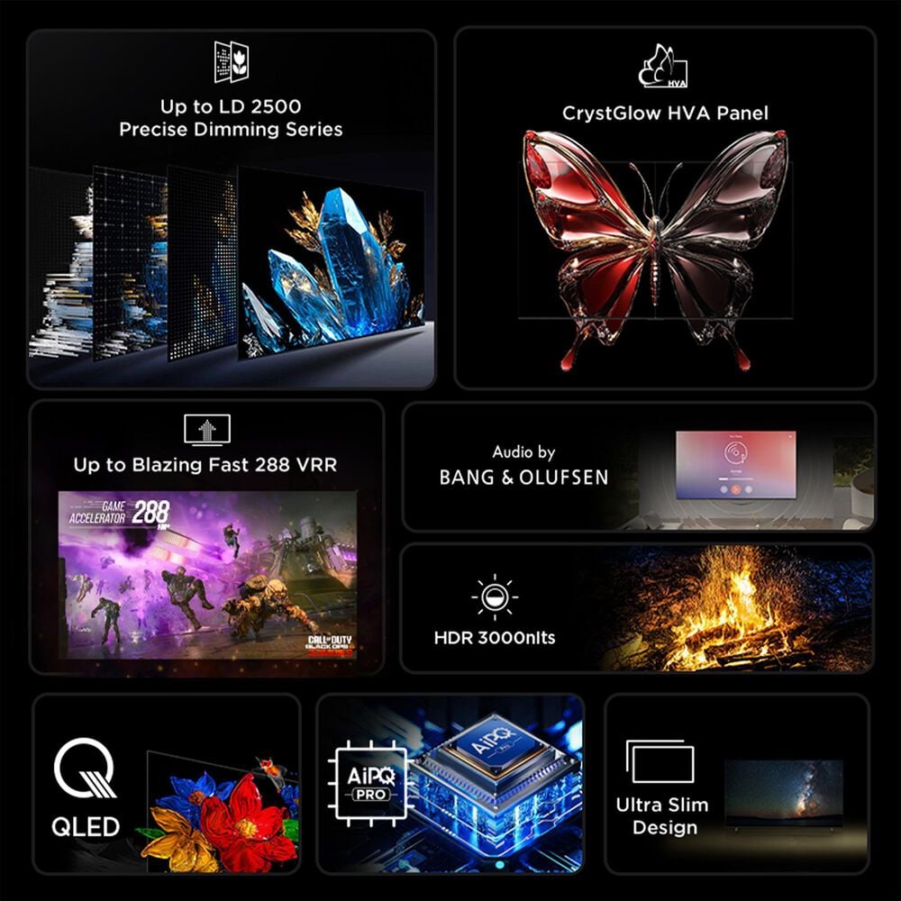 TCL 75&quot; Q Series 4K UHD HDR QD-Mini LED Smart TV with Google TV  75QM7K, , large
