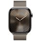 Apple Watch Series 10 GPS + Cellular 46mm Natural Titanium Case with Natural Milanese Loop - S/M, , large