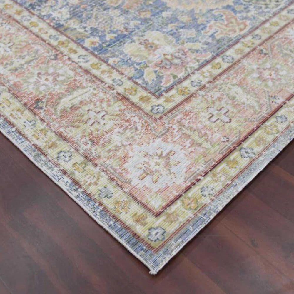 Amer Rugs Century 5&#39;3&quot; x 7&#39;3&quot; Navy and Pink Area Rug, , large